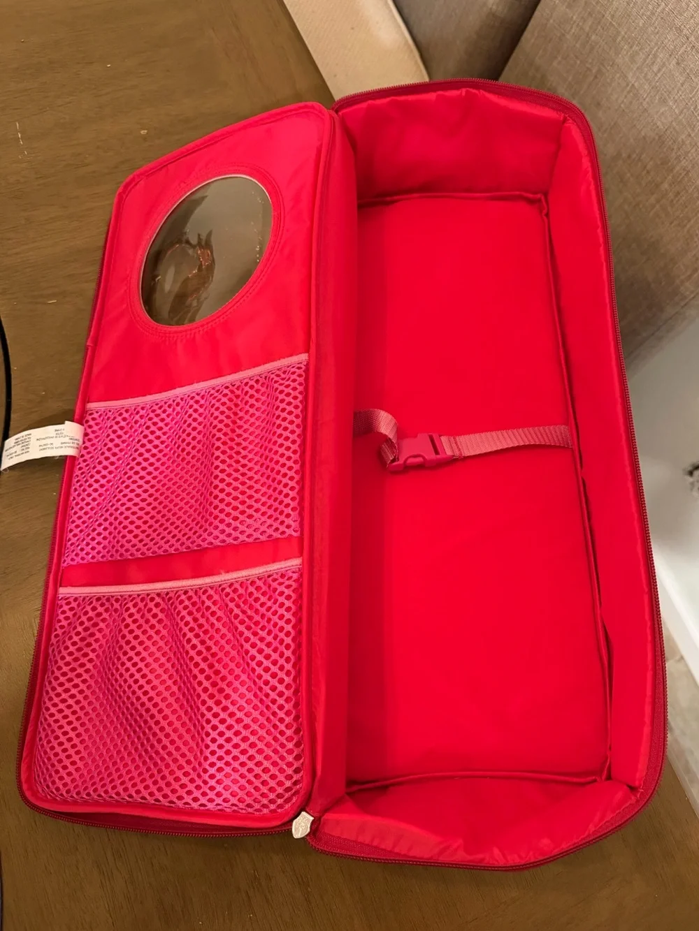 American Girl Doll Backpack Carrier - Pink & Fuchsia Accents Vintage